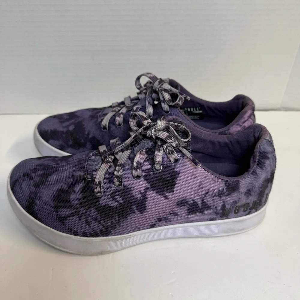NOBULL Women's Trainers – Purple Tie Dye – Size W 8.5‎ (Men's 7)
